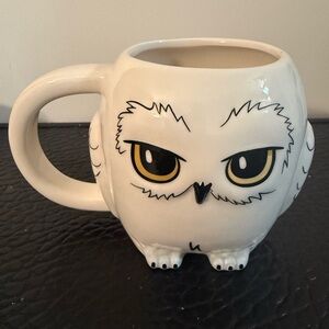 Owl Harry Potter Coffee Cup Mug 16 oz Ceramic Pre-Owned